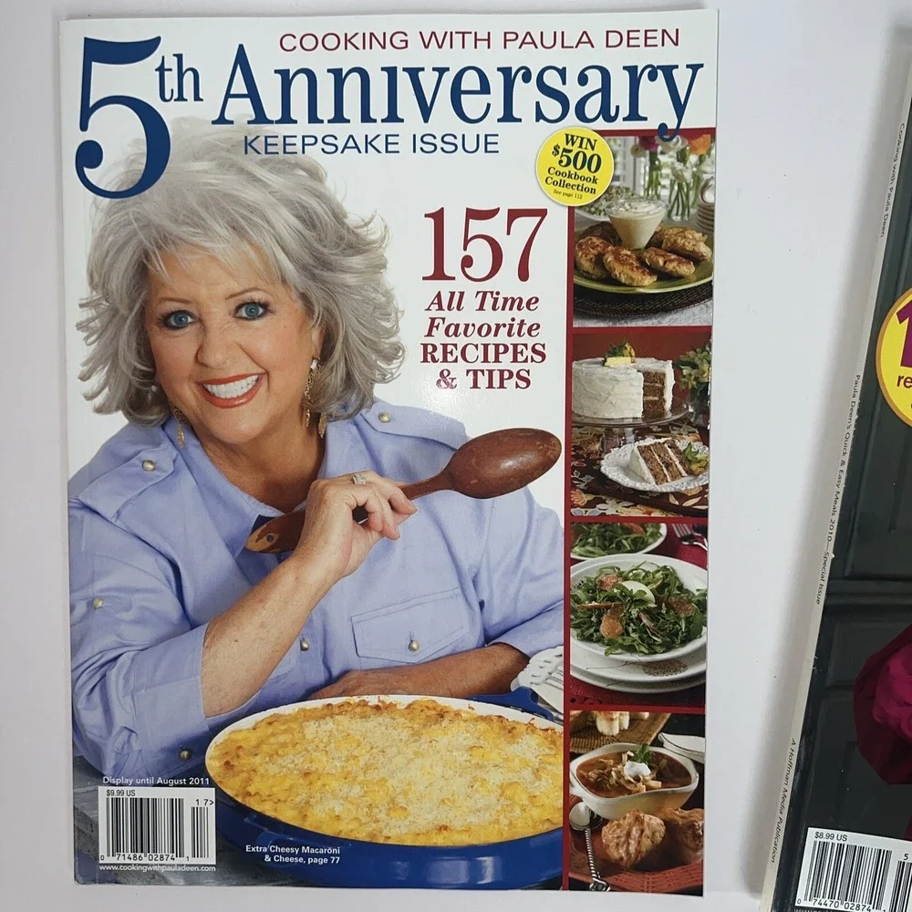 Cooking With Paula Deen COLLECTOR ISSUES Set x3 Back Issues 2006 2010 2011